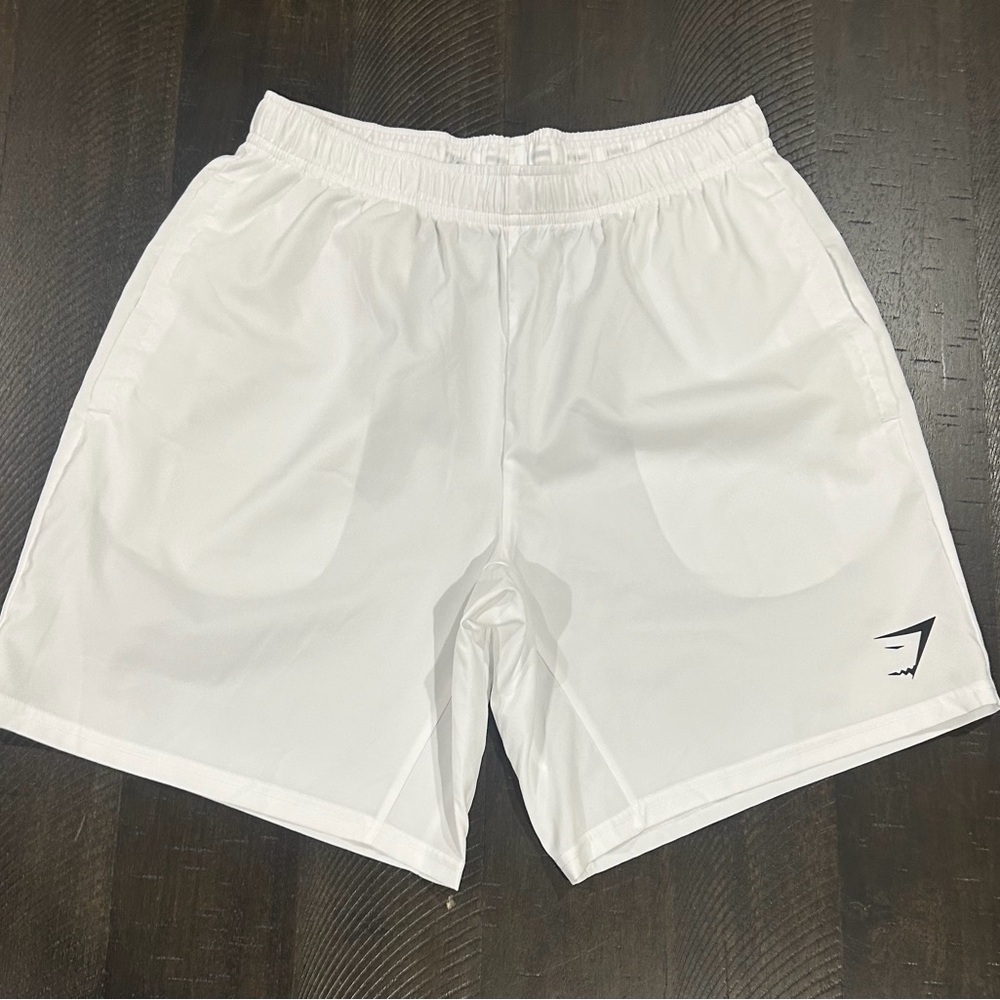 Nike and Gym Shark Sports Shorts Set - Blue, Black, White - Picture 3 of 4